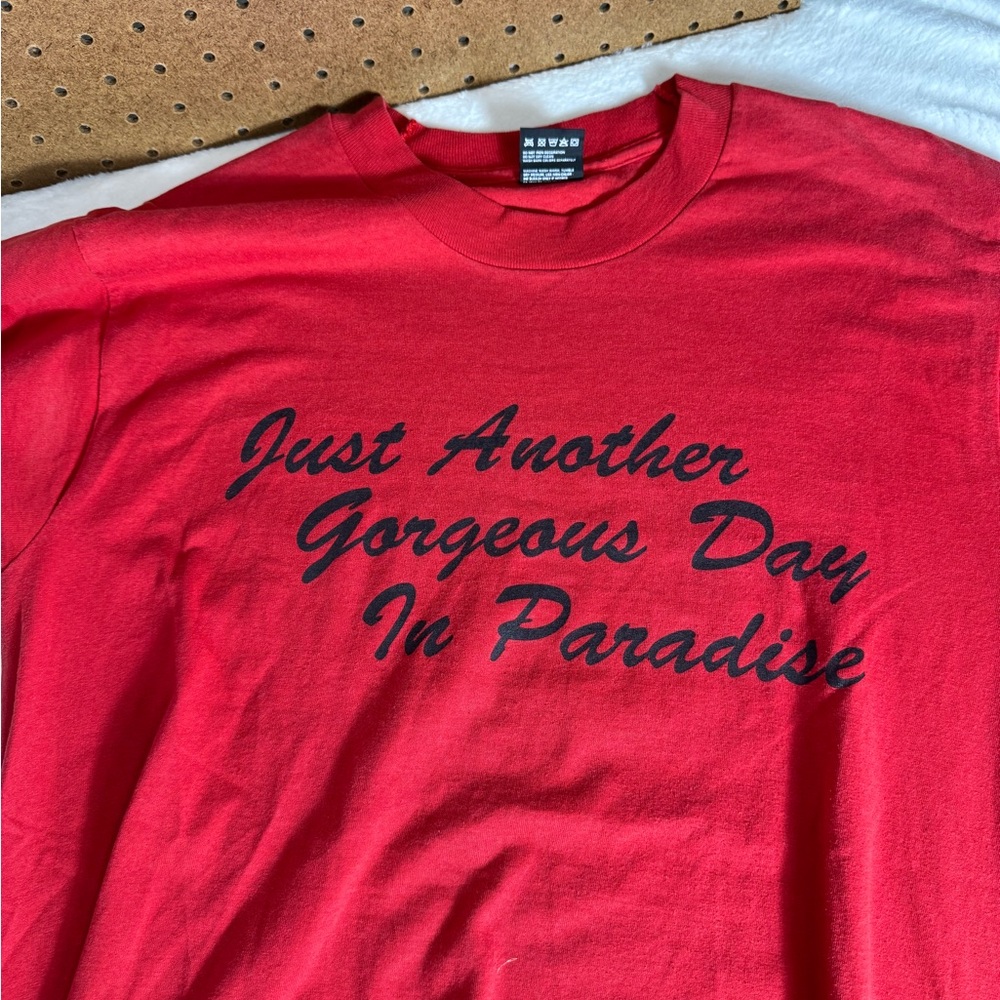 Red Graphic Tee by
